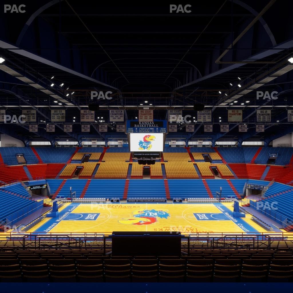 Allen Fieldhouse - Section 6 Seat View