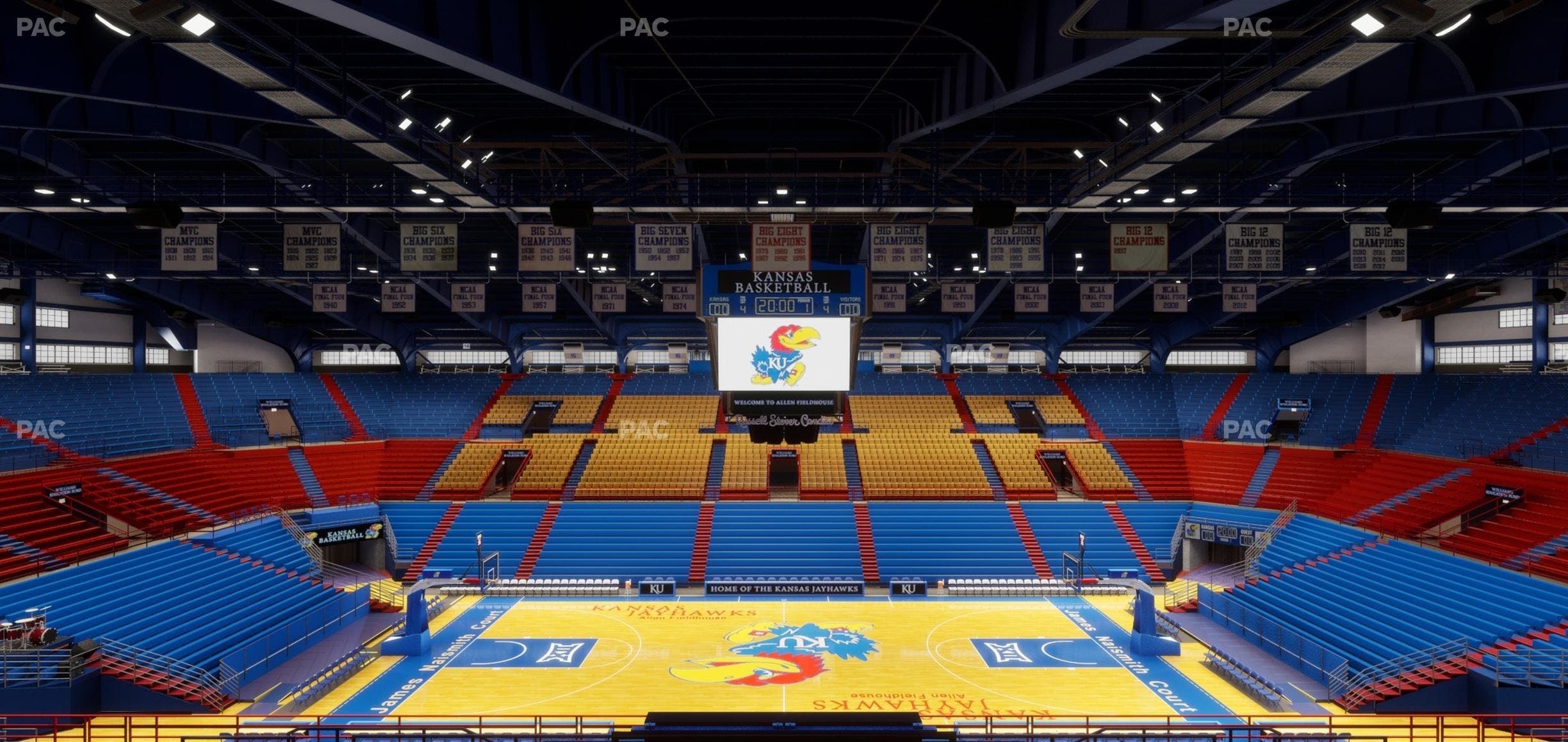 Allen Fieldhouse - Section 6 Seat View