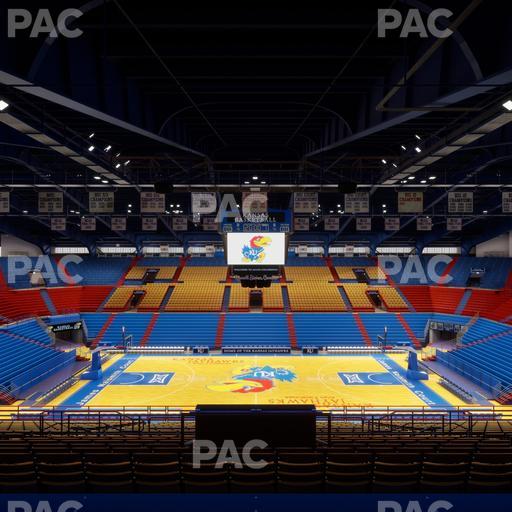 Allen Fieldhouse - Section 6 Seat View