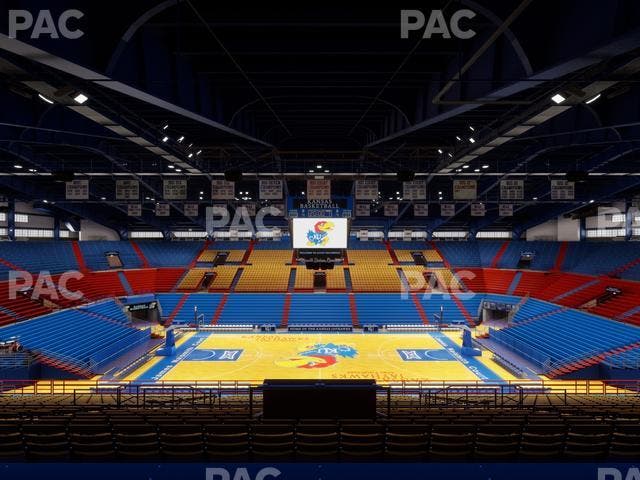 Allen Fieldhouse - Section 6 Seat View