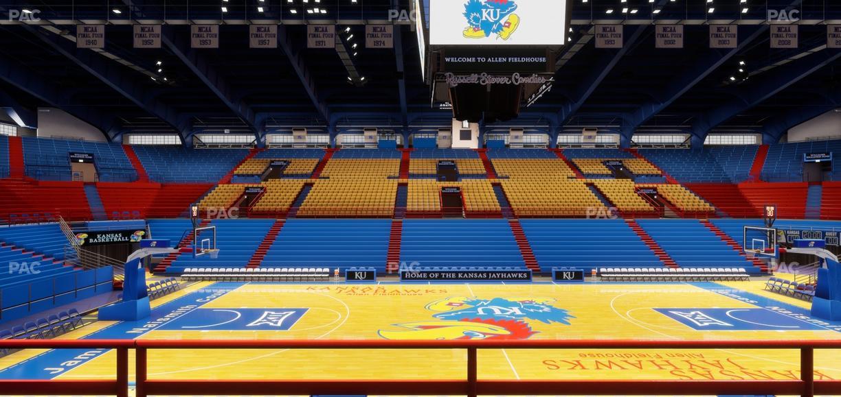 Allen Fieldhouse - Section 6 Seat View