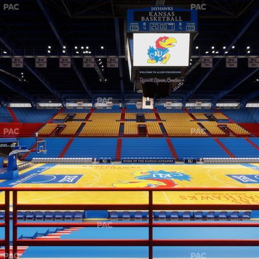 Allen Fieldhouse - Section 6 Seat View