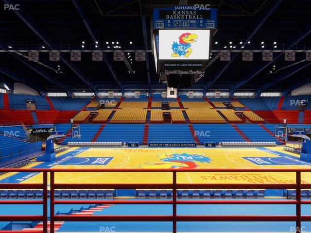 Allen Fieldhouse - Section 6 Seat View