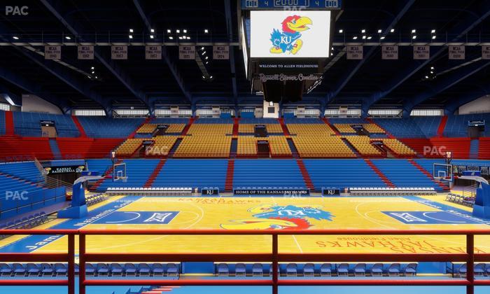 Allen Fieldhouse - Section 6 Seat View