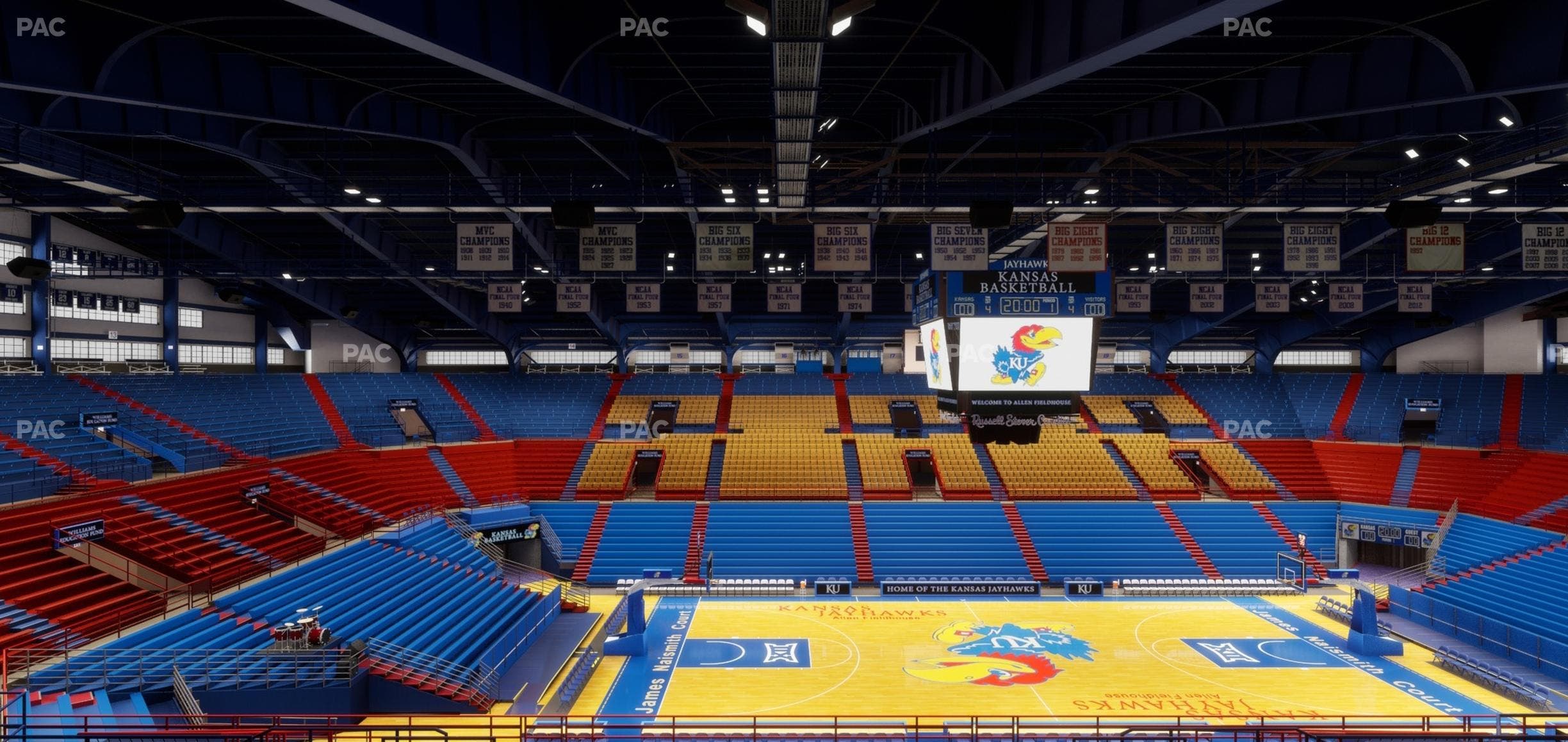 Allen Fieldhouse - Section 7 Seat View