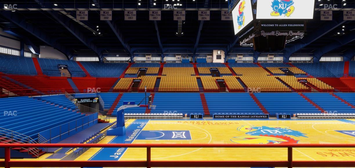 Allen Fieldhouse - Section 7 Seat View