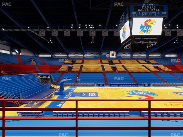 Allen Fieldhouse - Section 7 Seat View