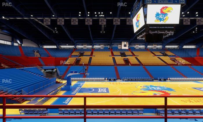 Allen Fieldhouse - Section 7 Seat View