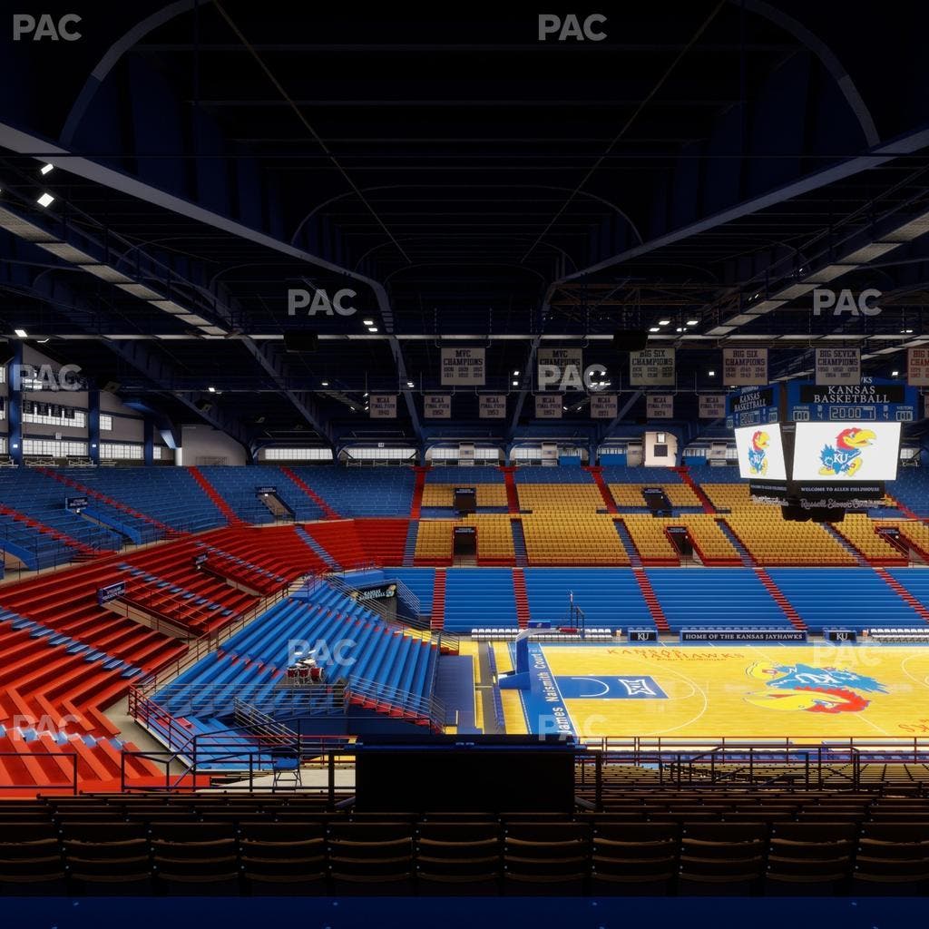 Allen Fieldhouse - Section 8 Seat View