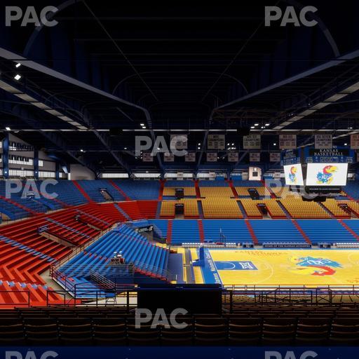 Allen Fieldhouse - Section 8 Seat View