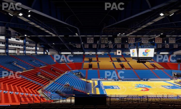 Allen Fieldhouse - Section 8 Seat View