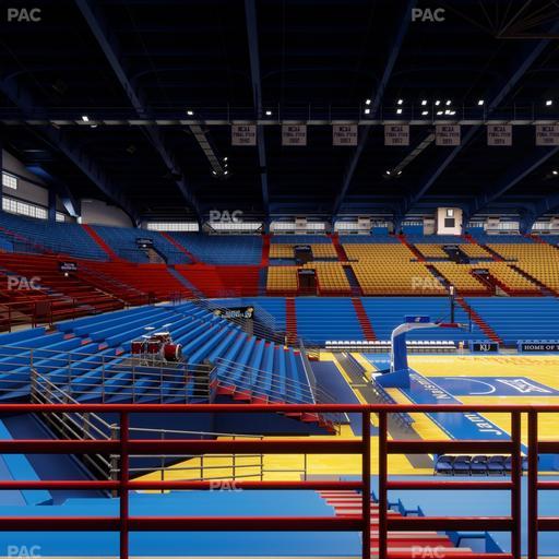 Allen Fieldhouse - Section 8 Seat View