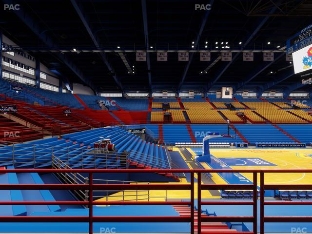 Allen Fieldhouse - Section 8 Seat View