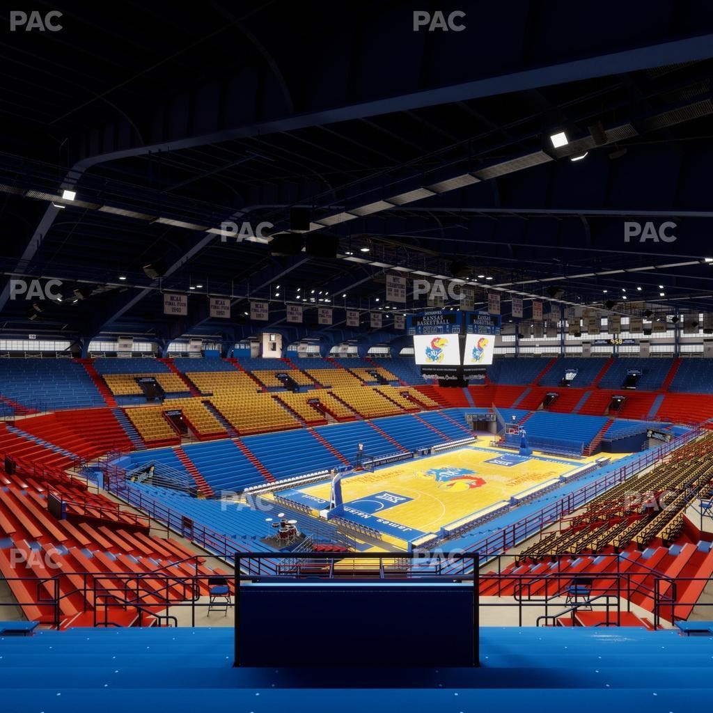 Allen Fieldhouse - Section 9 A Seat View
