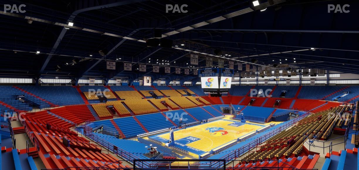 Allen Fieldhouse - Section 9 A Seat View