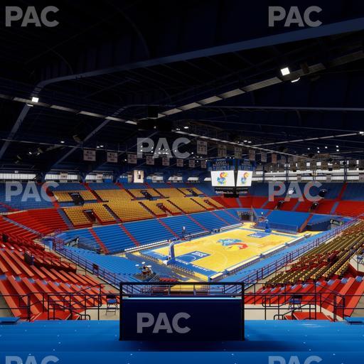 Allen Fieldhouse - Section 9 A Seat View