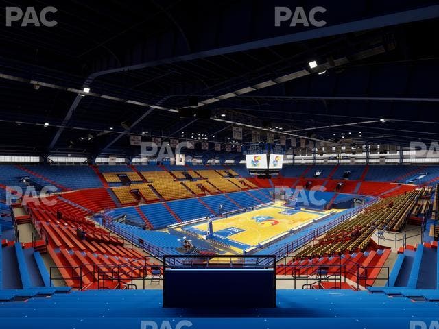 Allen Fieldhouse - Section 9 A Seat View