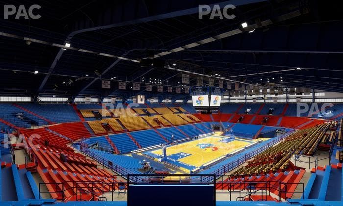 Allen Fieldhouse - Section 9 A Seat View