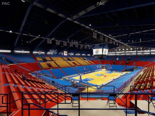 Allen Fieldhouse - Section 9 A Seat View