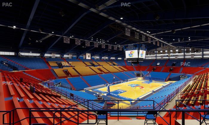 Allen Fieldhouse - Section 9 A Seat View