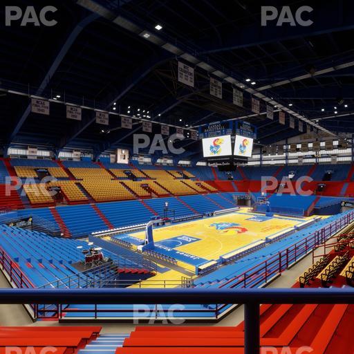 Allen Fieldhouse - Section 9 Ada Seat View