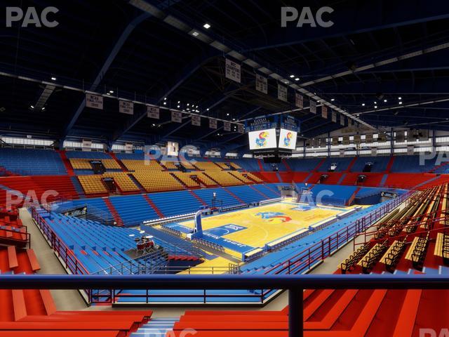 Allen Fieldhouse - Section 9 Ada Seat View