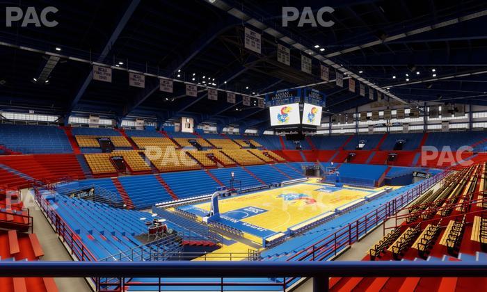 Allen Fieldhouse - Section 9 Ada Seat View