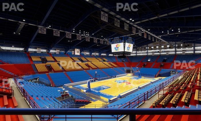 Allen Fieldhouse - Section 9 Ada Seat View