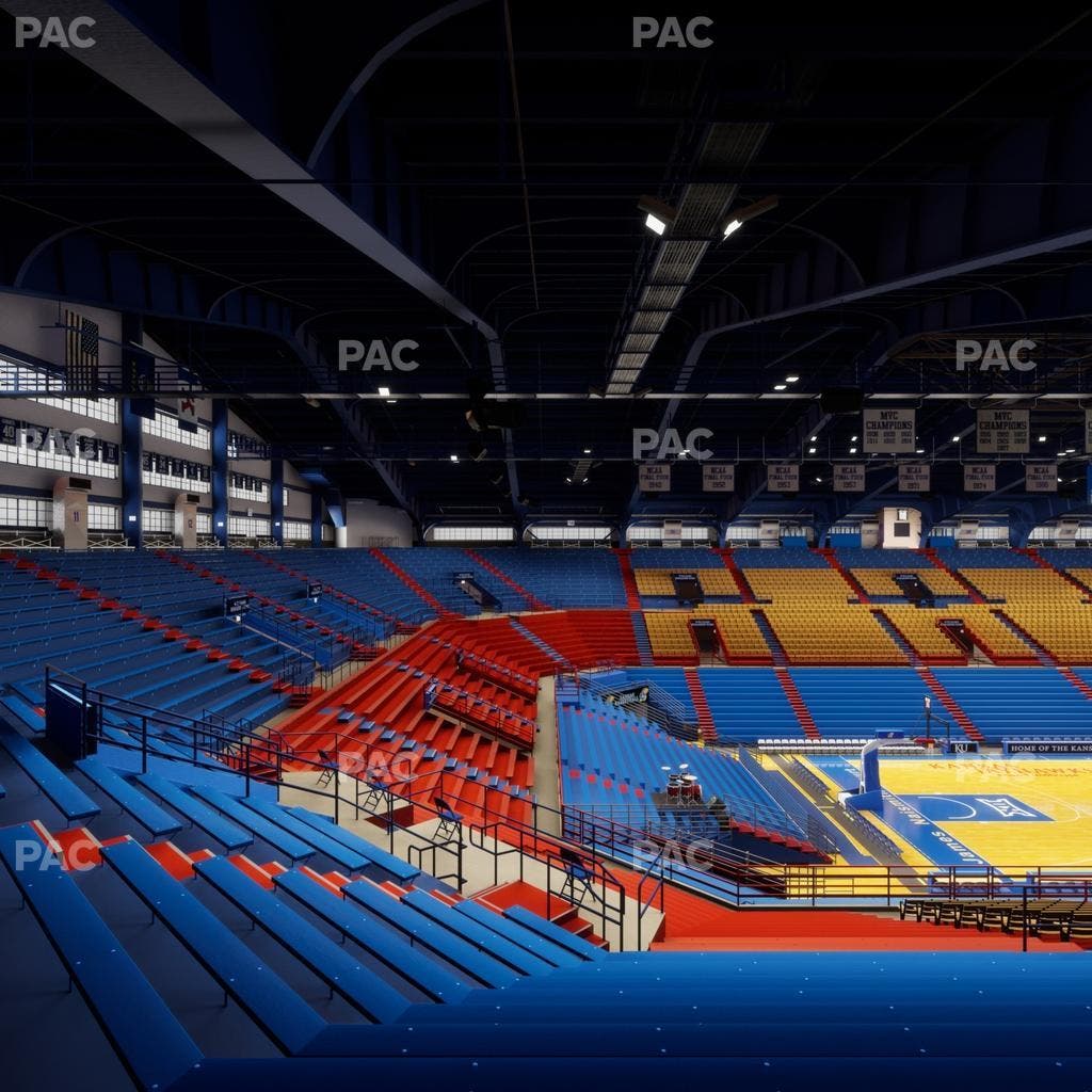 Allen Fieldhouse - Section 9 Seat View