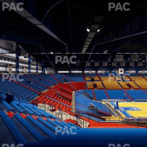 Allen Fieldhouse - Section 9 Seat View