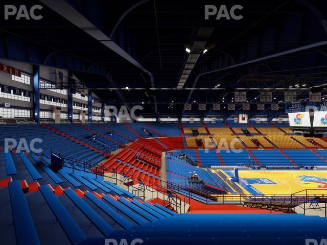 Allen Fieldhouse - Section 9 Seat View