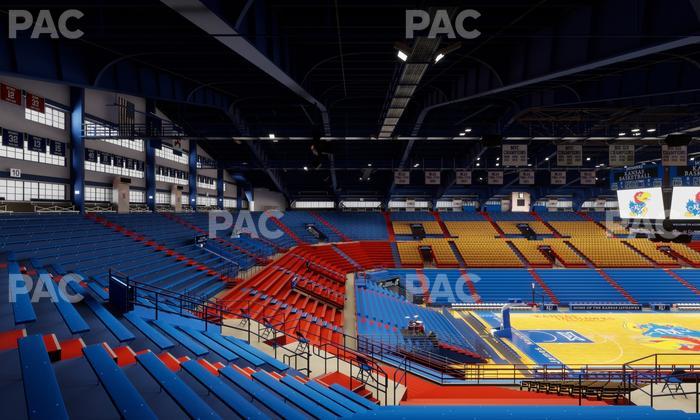 Allen Fieldhouse - Section 9 Seat View