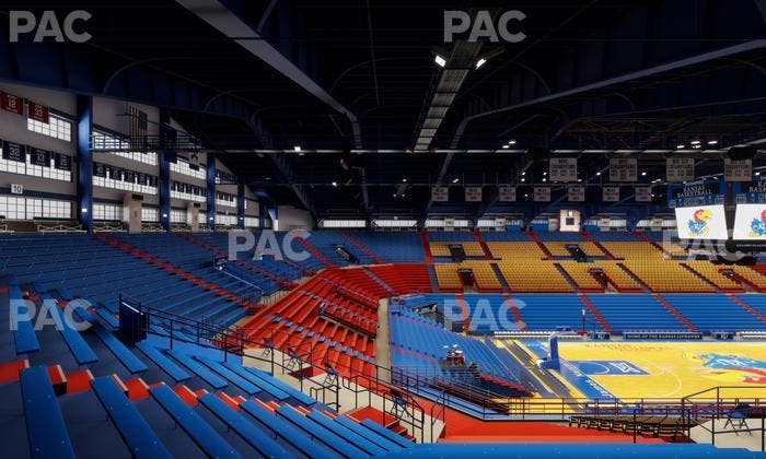 Allen Fieldhouse - Section 9 Seat View