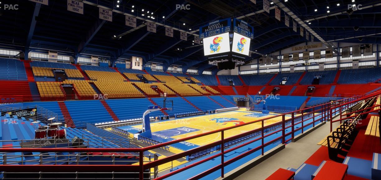 Allen Fieldhouse - Section 9 Seat View
