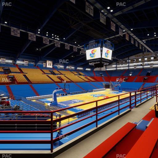 Allen Fieldhouse - Section 9 Seat View