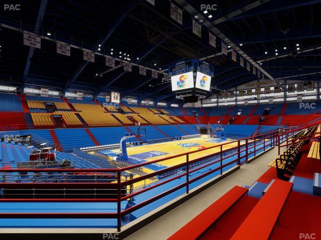 Allen Fieldhouse - Section 9 Seat View