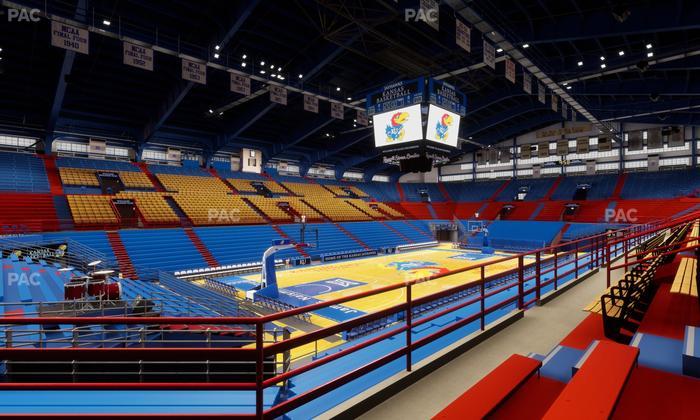 Allen Fieldhouse - Section 9 Seat View