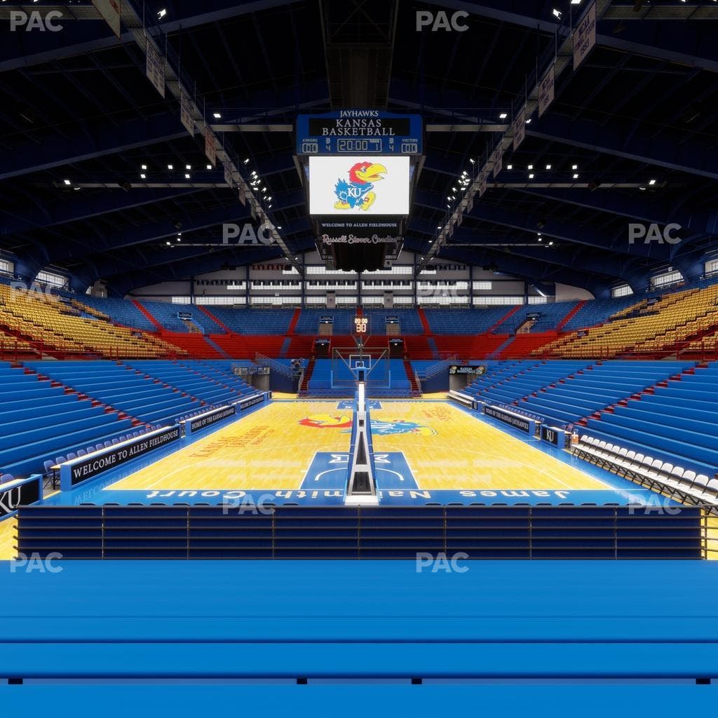 Allen Fieldhouse - Section B Ada Seat View