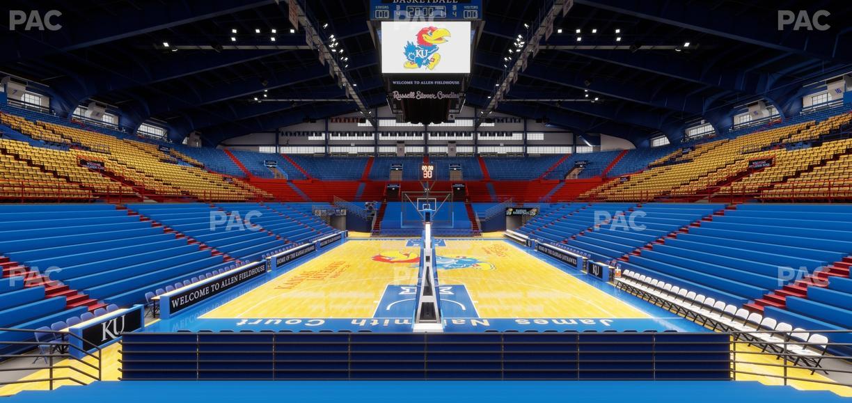 Allen Fieldhouse - Section B Ada Seat View