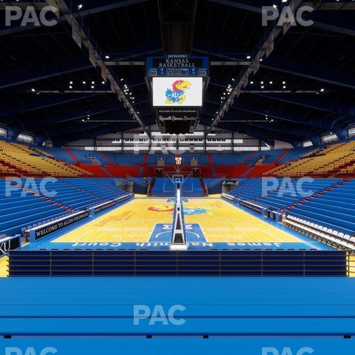 Allen Fieldhouse - Section B Ada Seat View