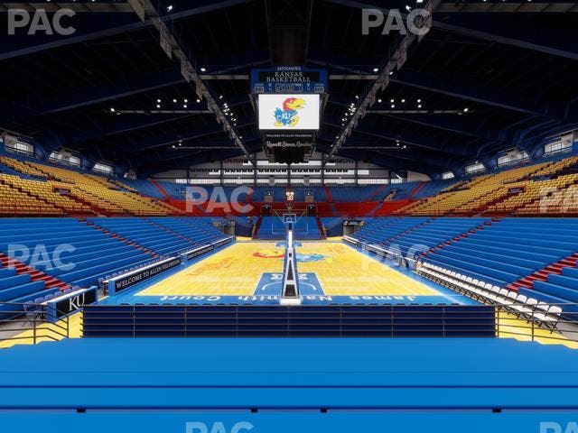 Allen Fieldhouse - Section B Ada Seat View