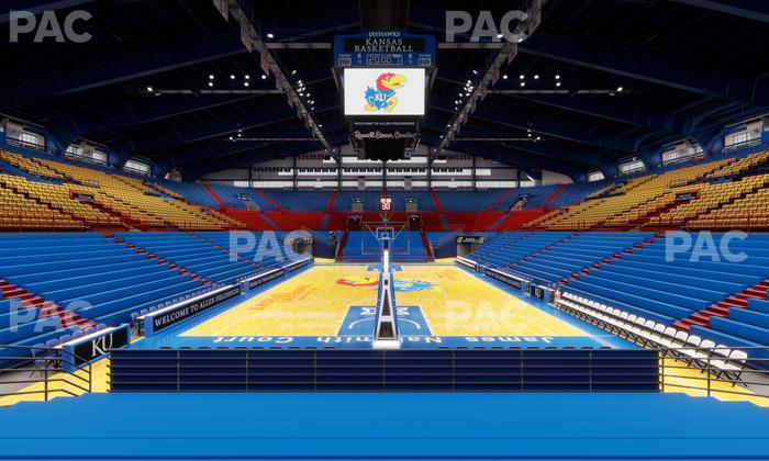 Allen Fieldhouse - Section B Ada Seat View