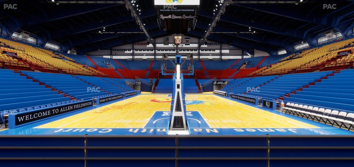 Allen Fieldhouse - Section B Ada Seat View