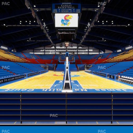 Allen Fieldhouse - Section B Ada Seat View