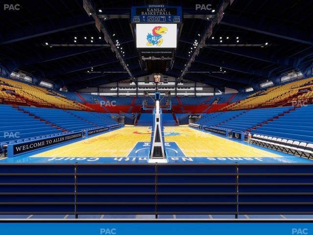 Allen Fieldhouse - Section B Ada Seat View