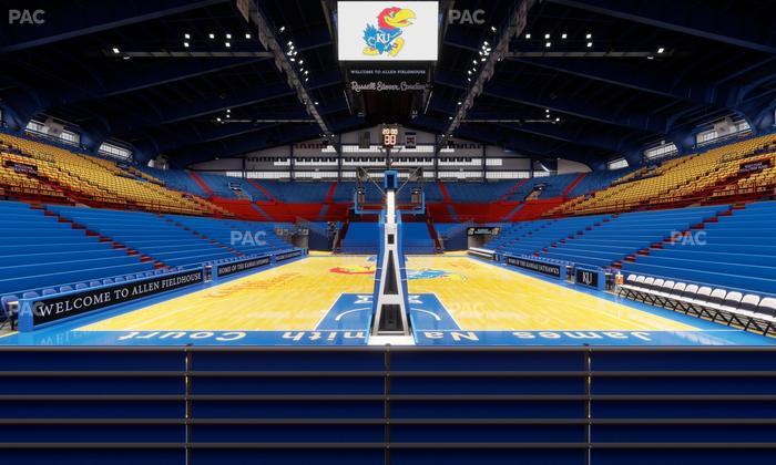 Allen Fieldhouse - Section B Ada Seat View