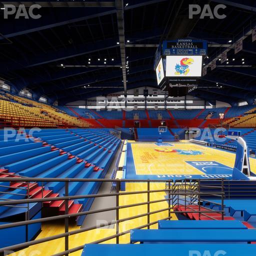 Allen Fieldhouse - Section C Ada Seat View