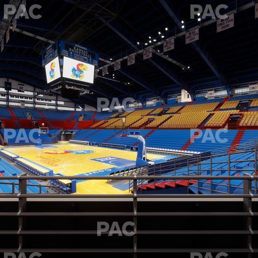 Allen Fieldhouse - Section D 1 Seat View