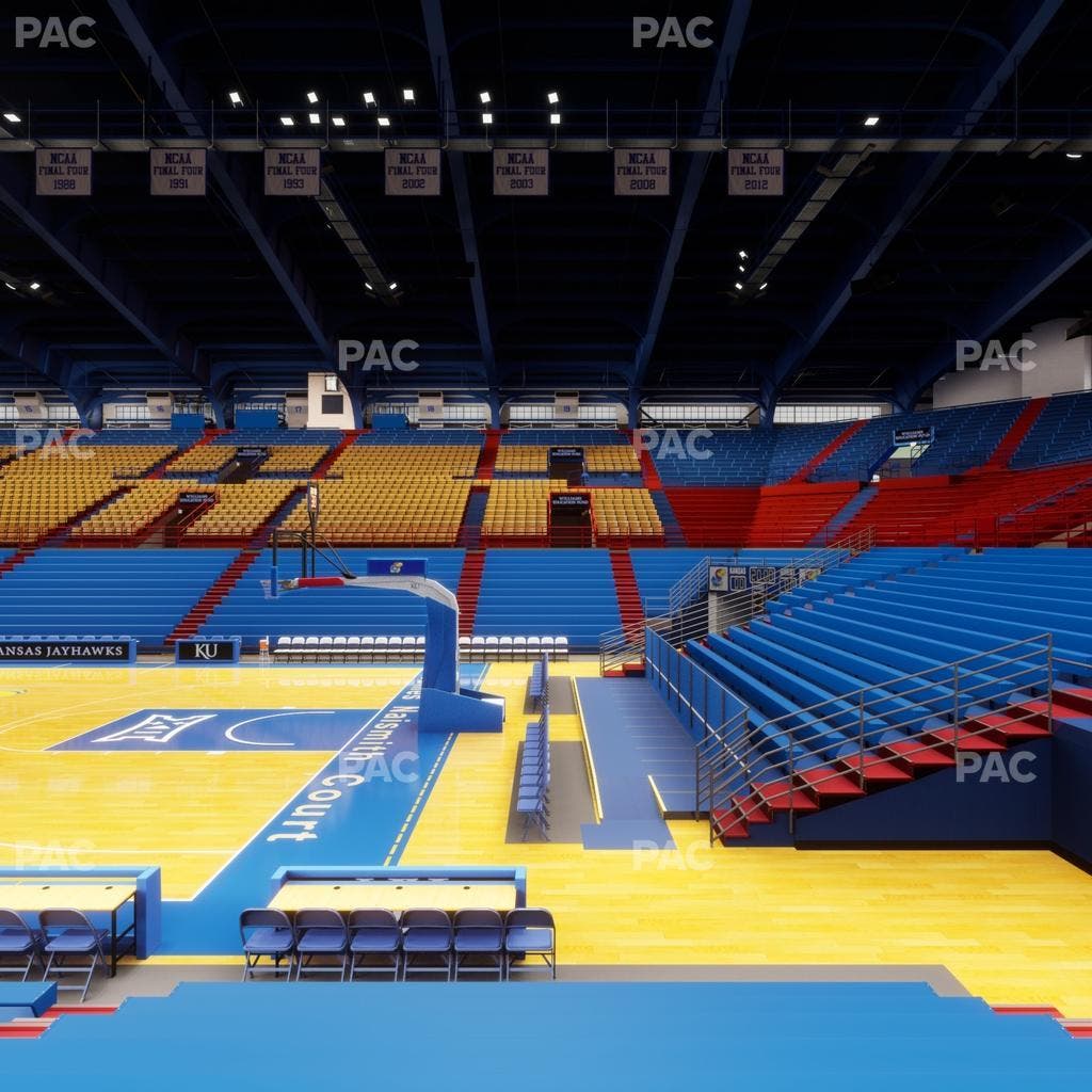 Allen Fieldhouse - Section E Seat View