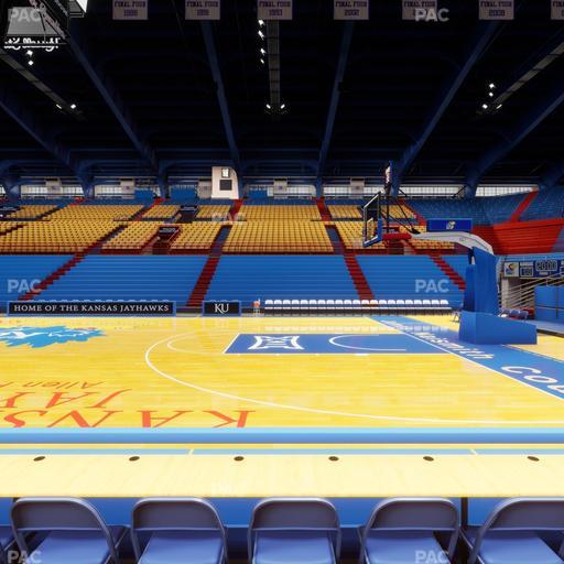 Allen Fieldhouse - Section F Seat View